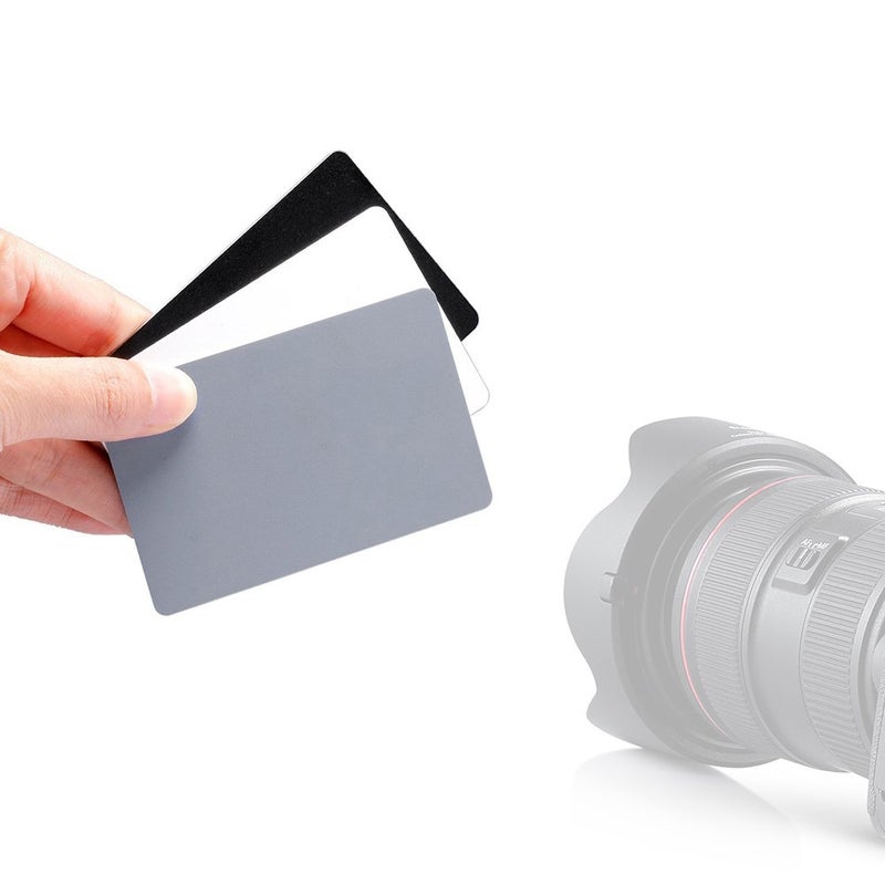 Macolink White Balance Grey Cards 18% Gray Cards Custom Color Calibration DSLR/SLR/Evil Camera Checker for Digital Photography Video (3.35" X 2.2") - Image 3
